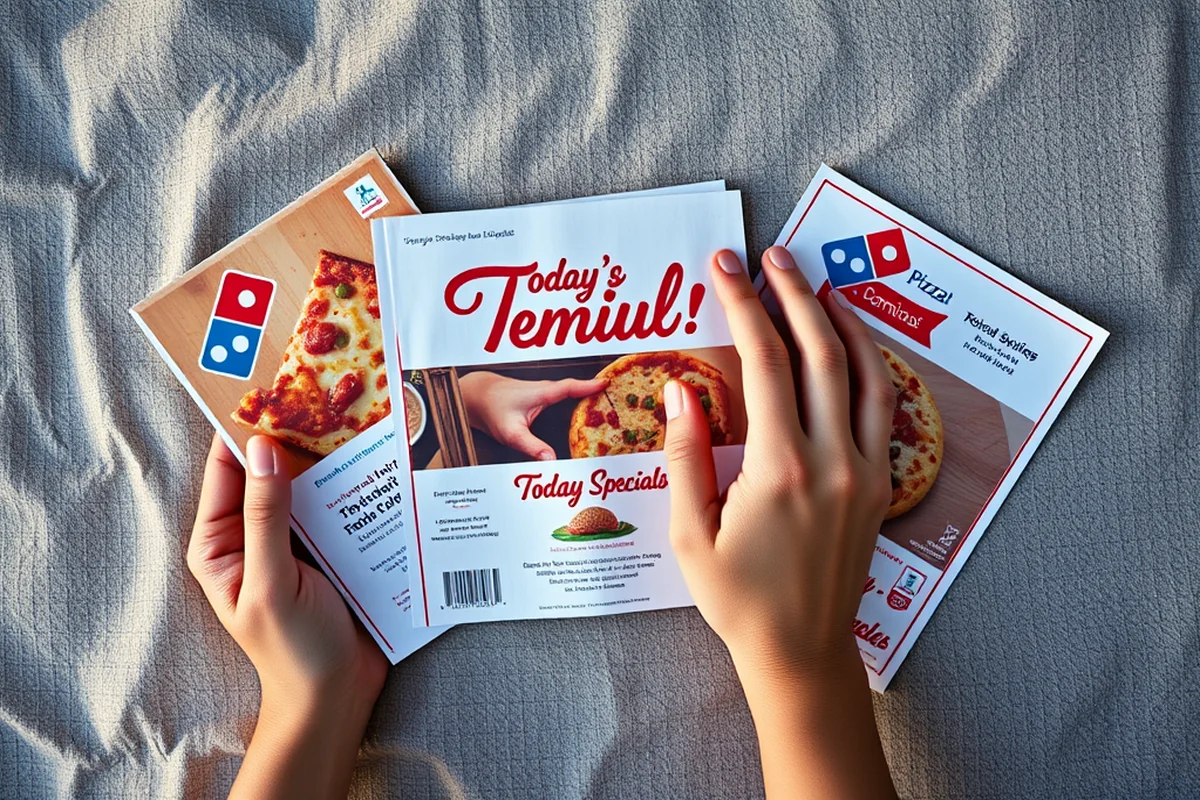 domino's pizza today's specials — Domino'S Pizza Today'S Specials (the finished result)