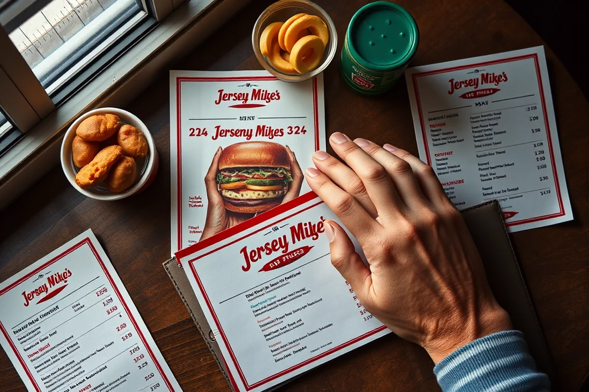 jersey mike's menu & prices — Jersey Mike'S Menu & Prices (the finished result)