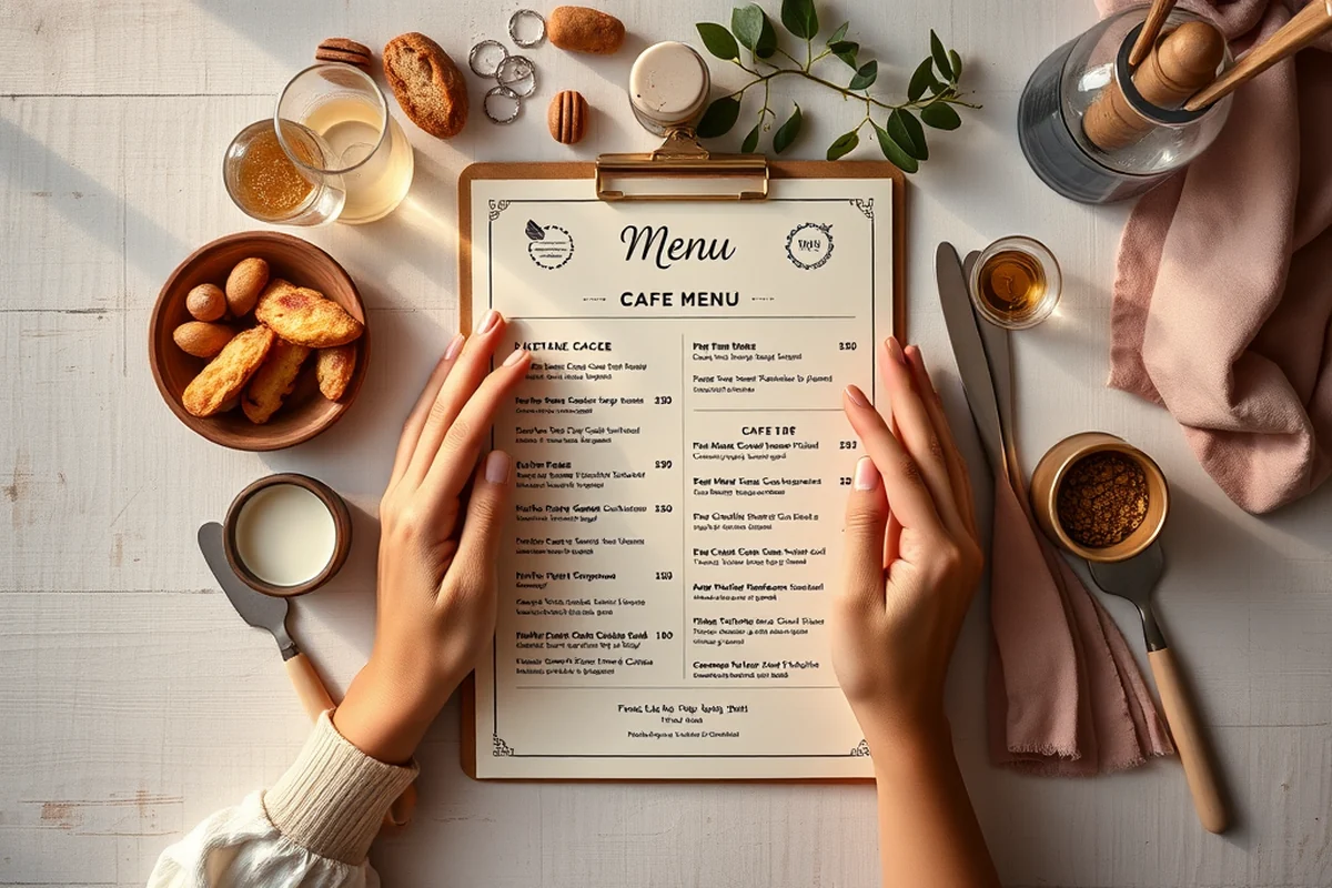 pressed cafe menu — Pressed Cafe Menu (the finished result)