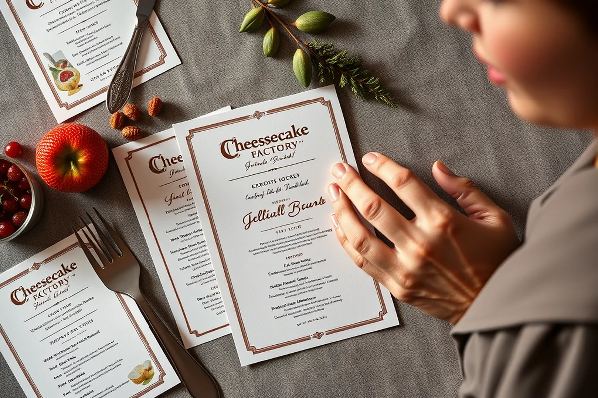 cheesecake factory menu with prices — Cheesecake Factory Menu With Prices (the finished result)